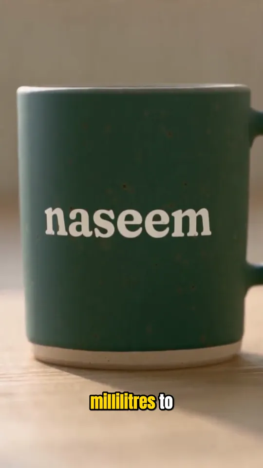 فيديو منتج مولّد من صفحة المنتج في متجرنا التجريبي: الكوب اليومي من Naseem، بدون مقدّم.